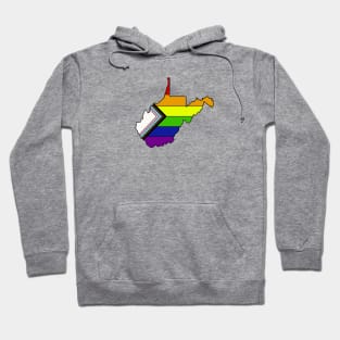 Progress pride flag - West virginia Hoodie